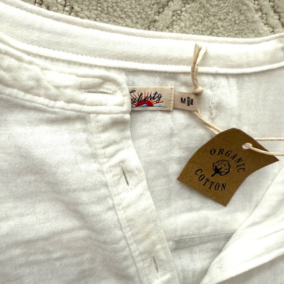 Faherty White Button Down Shirt - Picture 2 of 3